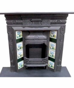 Highly Detailed Cast Iron Combination Fireplace