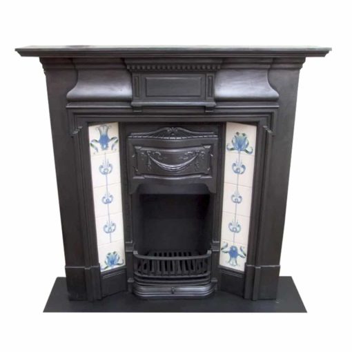 Antique Combination Edwardian Fireplace