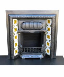 Victorian Cast Iron Original Fireplace Insert