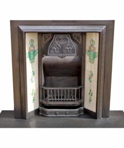 Cast Iron Antique Victorian Fireplace Insert