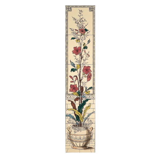 Stovax Plant & Urn Decorated Tile Set