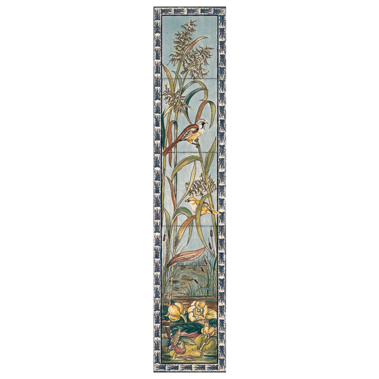 Stovax Birds & Butterfly Tile Set (4369) - Victorian Fireplace Store