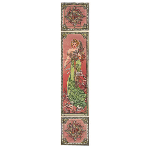 Alphonse Mucha Spring Tile Set (RH) (4479)