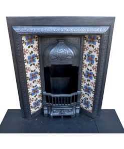 Small Art Nouveau Antique Fireplace Insert