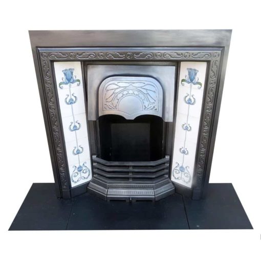 Uniquely Designed Cast Iron Fireplace Insert