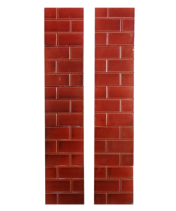 Antique Original Red Brick Fireplace Tiles
