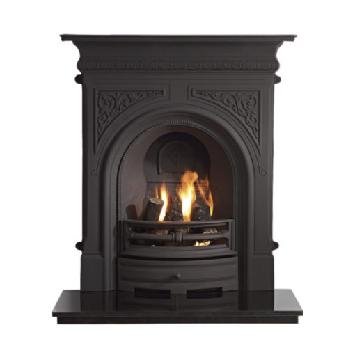 The Celtic Cast Iron Combination Fireplace