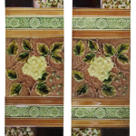 Late Victorian Floral Fireplace Tiles - Buy From VFS