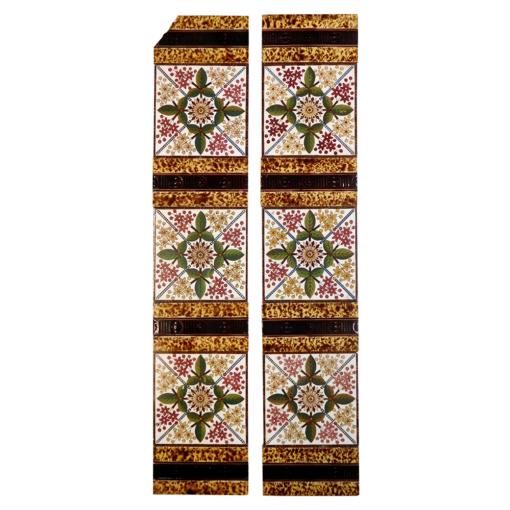 Victorian Symmetrical Fireplace Tiles