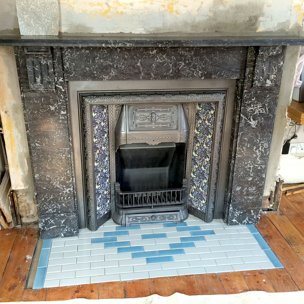 Marble Fireplace Project