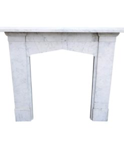 Gothic Arched Marble Fireplace Surround