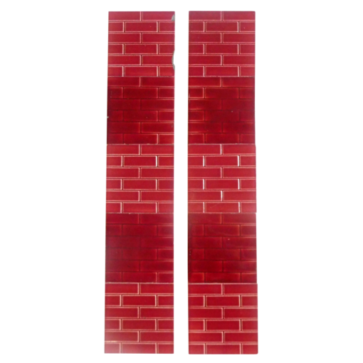 Edwardian Small Red Brick Fireplace Tiles