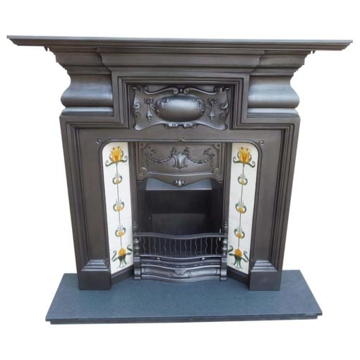 Cast Iron Edwardian Combination Fireplace