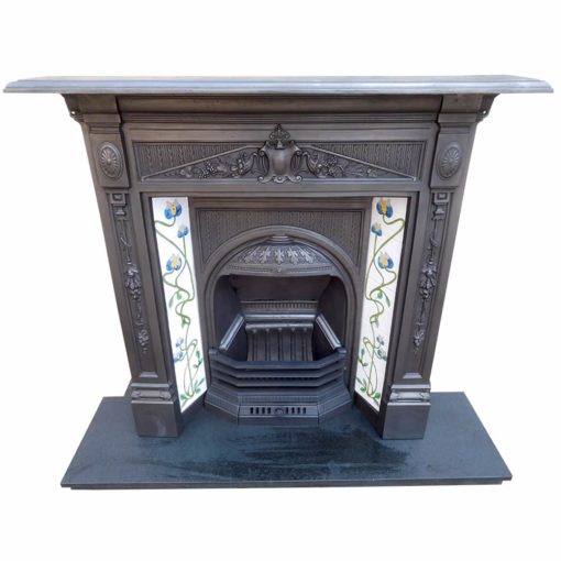 Highly Detailed Combination Fireplace