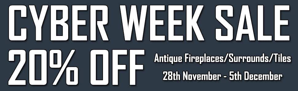 Cyber Week Sale - 20% OFF Original Fireplaces & Tiles