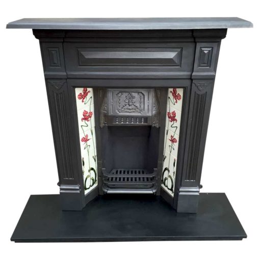 Paneled Combination Fireplace