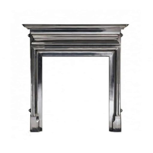 Fully Polished Palmerston Cast Iron Fireplace Mantle (54")