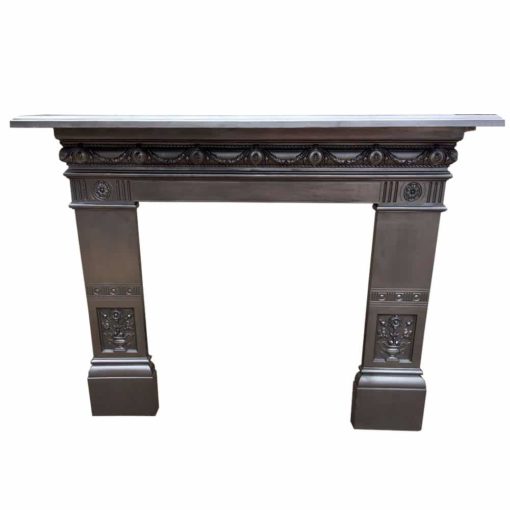 CS075 - Original Roped Cast Iron Surround