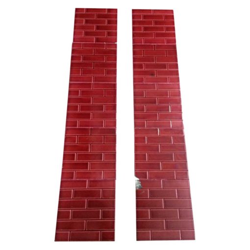 Small Red Brick Fireplace Tiles