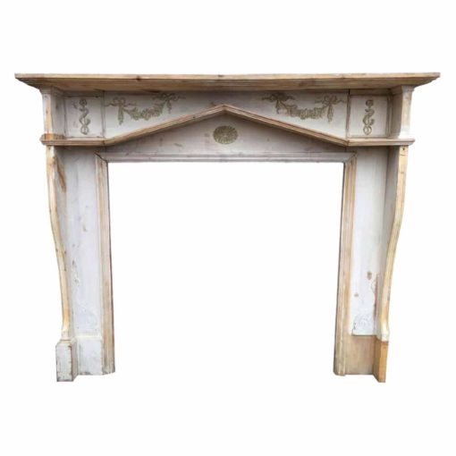 Antique Wooden Fireplace Surround