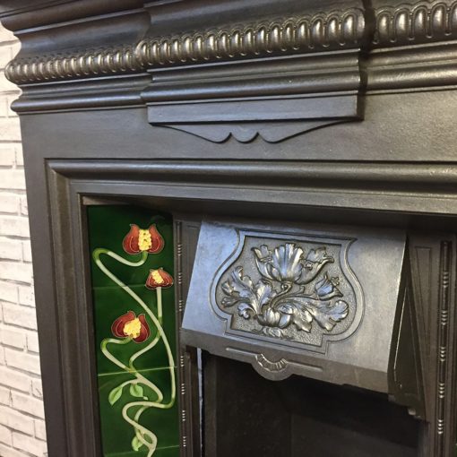 Original Antique Combination Fireplace - Victorian Fireplace Store