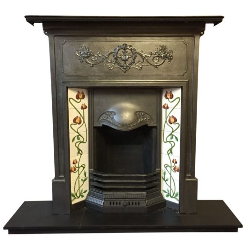 Antique Combination Fireplace