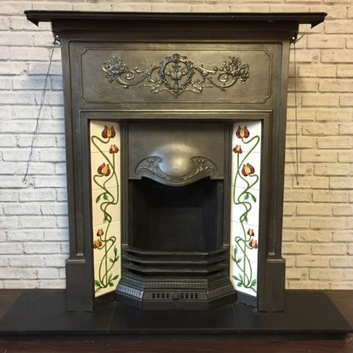 Original Antique Combination Fireplace - Victorian Fireplace Store