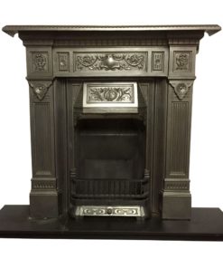 Original Late Victorian Combination Fireplace