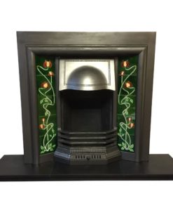 Edwardian Cast Iron Fireplace Insert