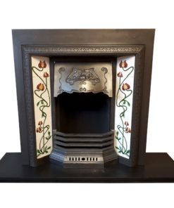 Original Art Nouv Fireplace Insert