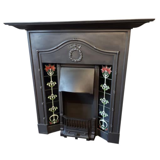 Original Bowed Combination Fireplace
