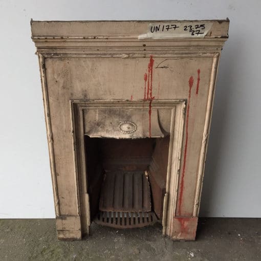UN177 - Unrestored Bedroom Fireplace