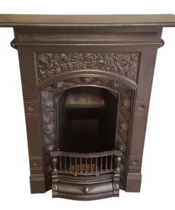 BED212 - Intricate Cast Iron Bedroom Fireplace