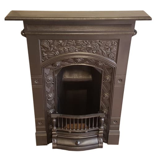 BED212 - Intricate Cast Iron Bedroom Fireplace