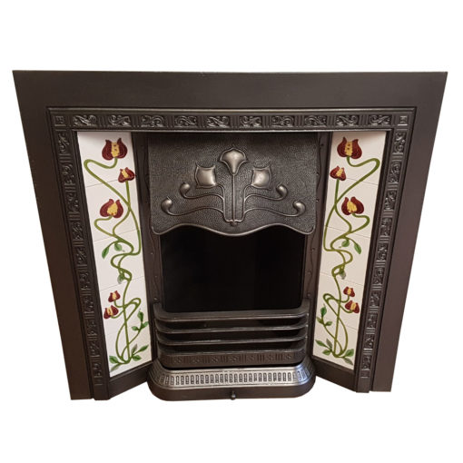 INS354 - Square Antique Fireplace Insert
