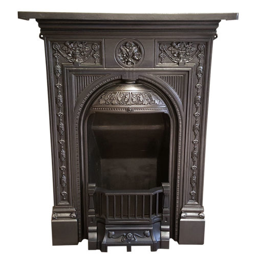 BED216 - Original Bedroom Sized Cast Iron Fireplace