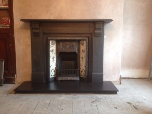 Slate Fireplace Surround & Insert